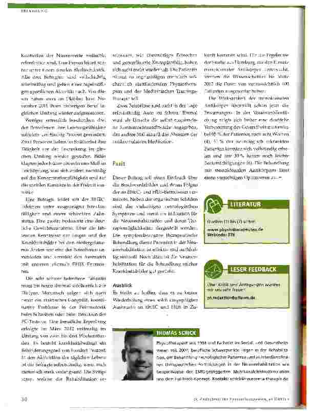 Vorschauseite 5: EHEC in der Neurorehabilitation