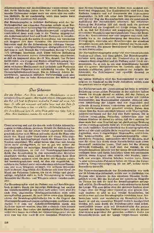 Vorschauseite 2: Die Bronchographie