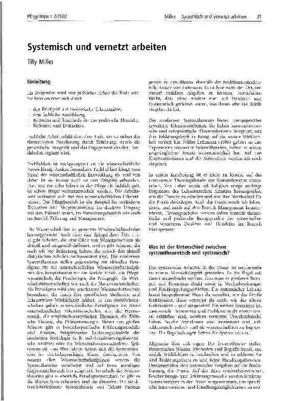 Vorschauseite 1: Systemisch und vernetzt arbeiten