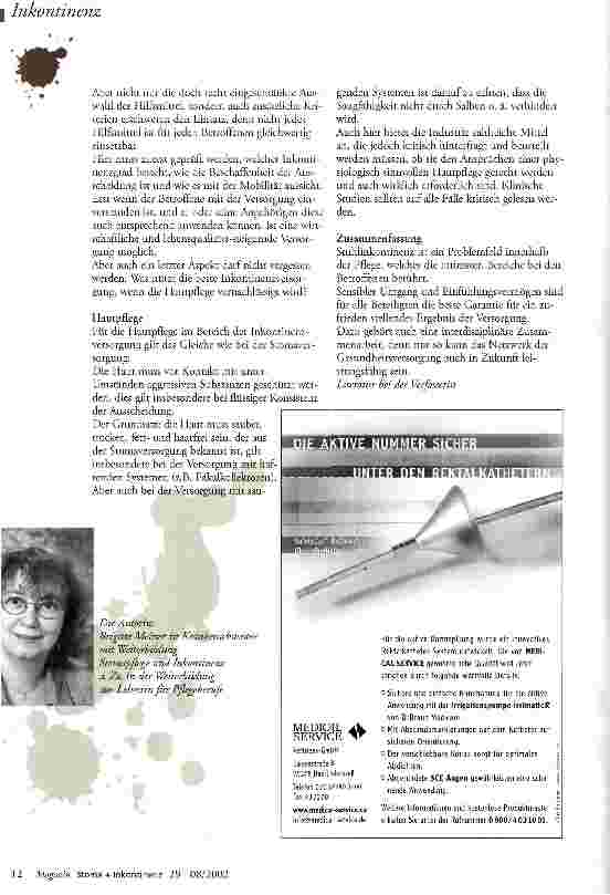 Vorschauseite 4: Pflege bei Stuhlinkontinenz