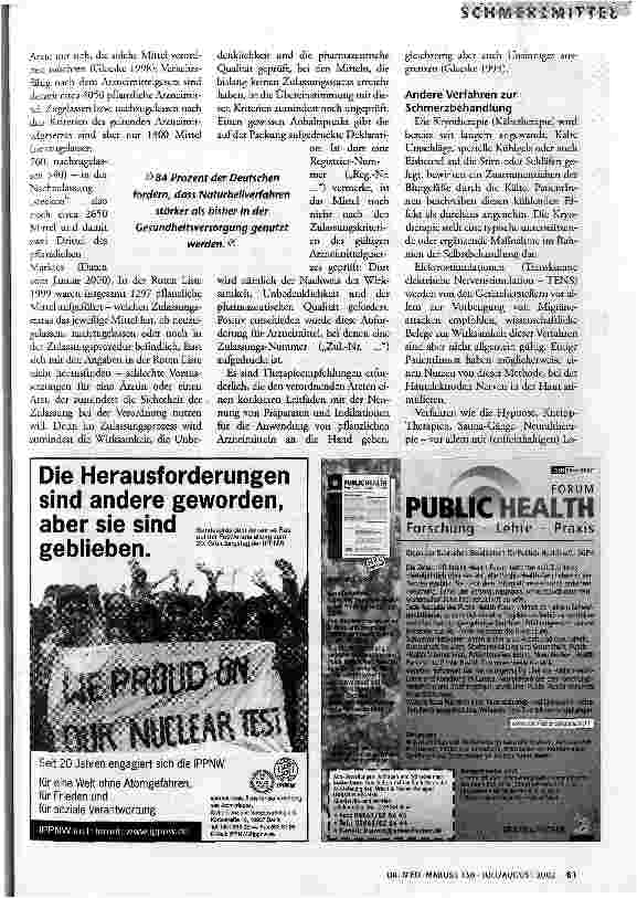 Vorschauseite 4: Wirksam, nützlich, unbedenklich?