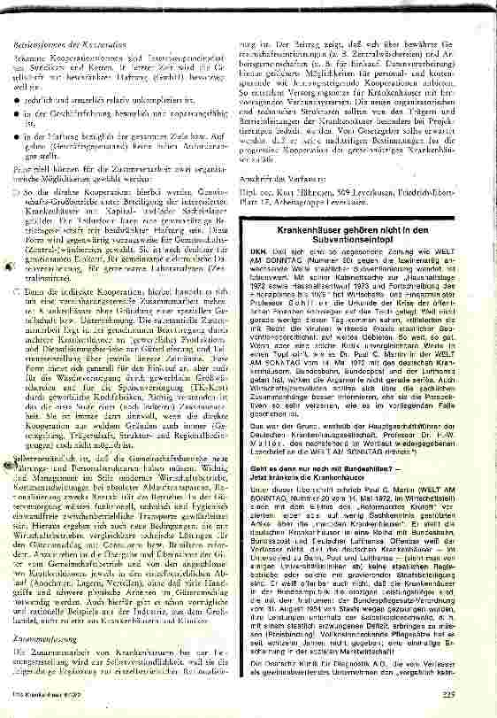 Vorschauseite 4: Formen und Methoden der Kooperation von Krankenhäusern