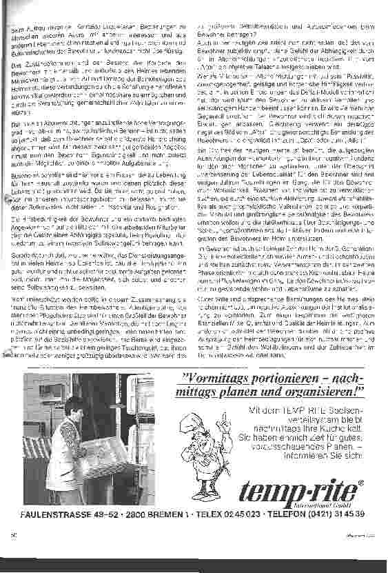 Vorschauseite 4: Zur Situation alter Menschen im Heim