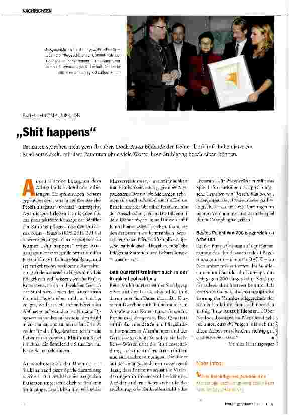 Vorschauseite 1: „Shit happens