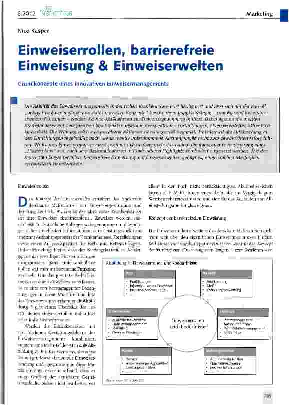 Vorschauseite 1: Einweiserrollen, barrierefreie Einweisung & Einweiserwelten