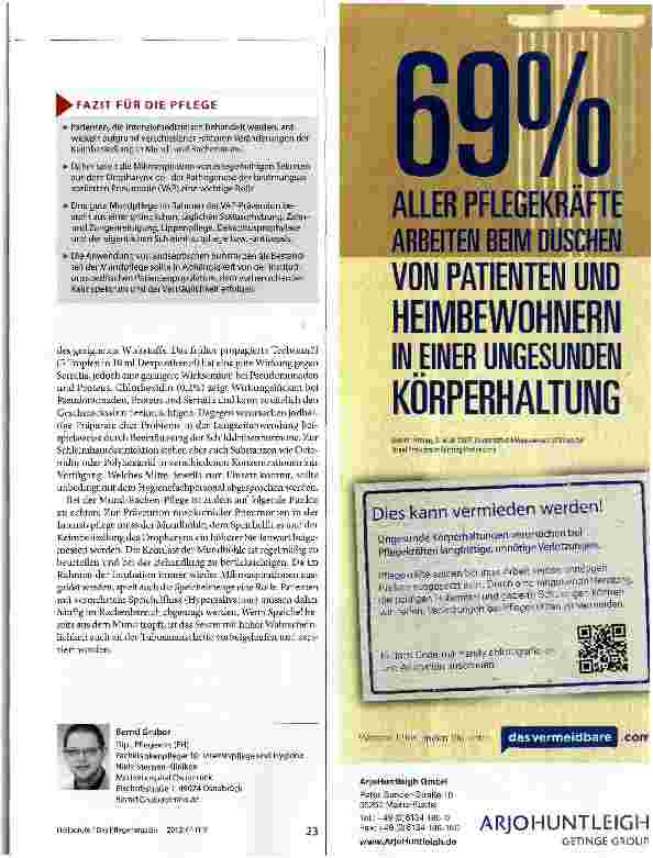 Vorschauseite 3: Mundund Rachenkeime in Schach halten