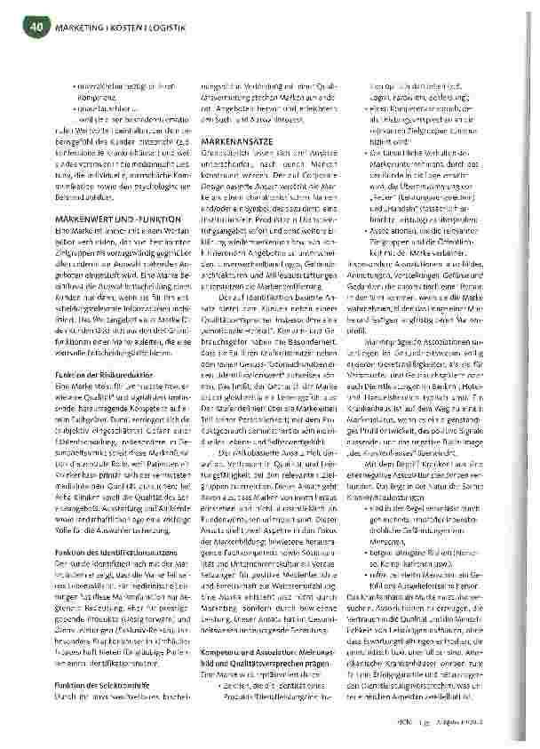 Vorschauseite 3: Marketingmix für den Medizinbetrieb