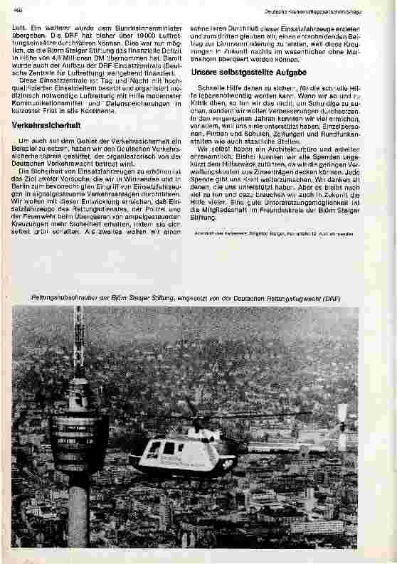 Vorschauseite 4: Die Rettungsdienst-Stiftung Björn Steiger e.V.