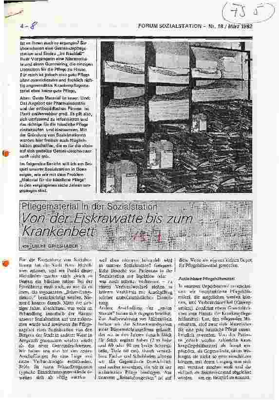 Vorschauseite 1: Von der Eiskrawatte bis zum Krankenbett