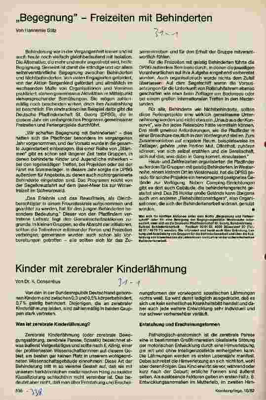 Vorschauseite 1: Kinder mit zerebraler Kinderlähmung