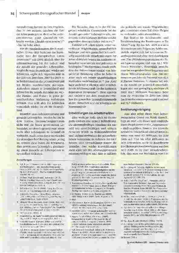 Vorschauseite 3: Albtraum demografischer Wandel?