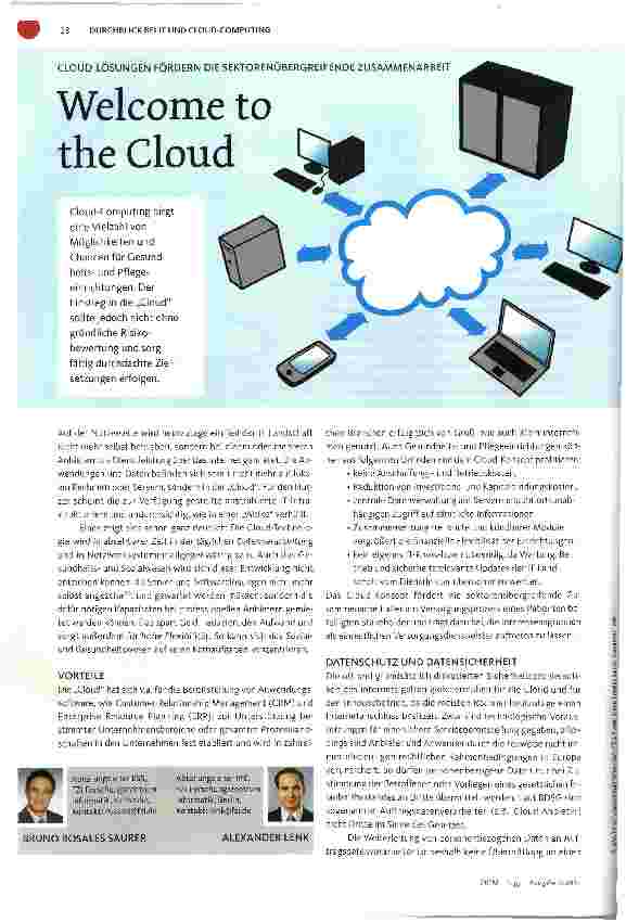 Vorschauseite 1: Welcome to the Cloud