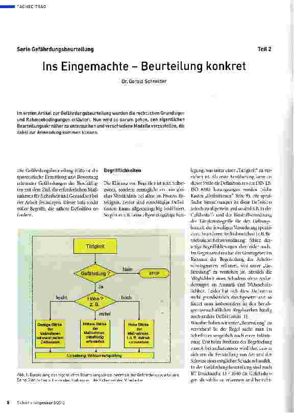 Vorschauseite 1: Ins Eingemachte - Beurteilung konkret Teil 2