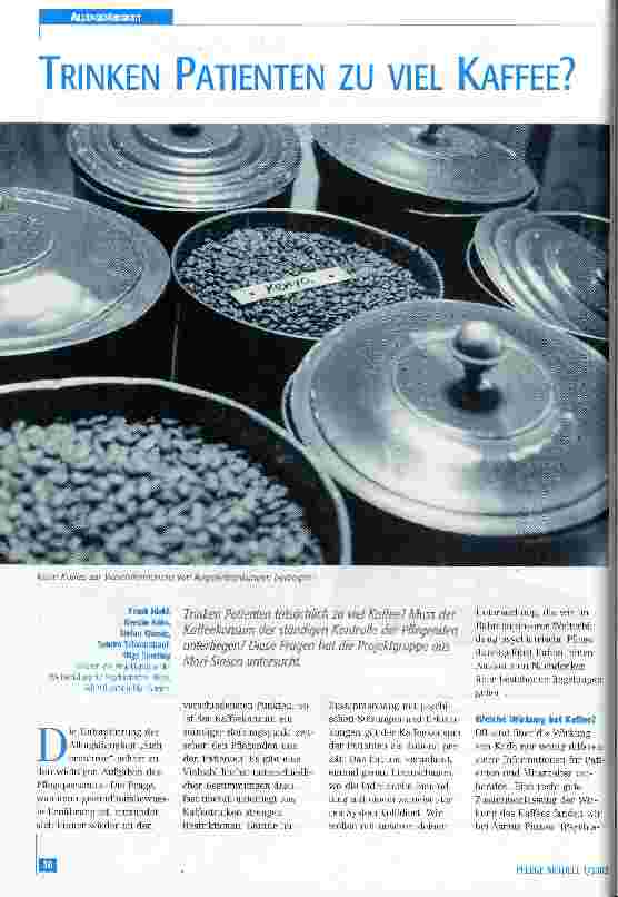 Vorschauseite 1: Trinken Patienten zu viel Kaffee?