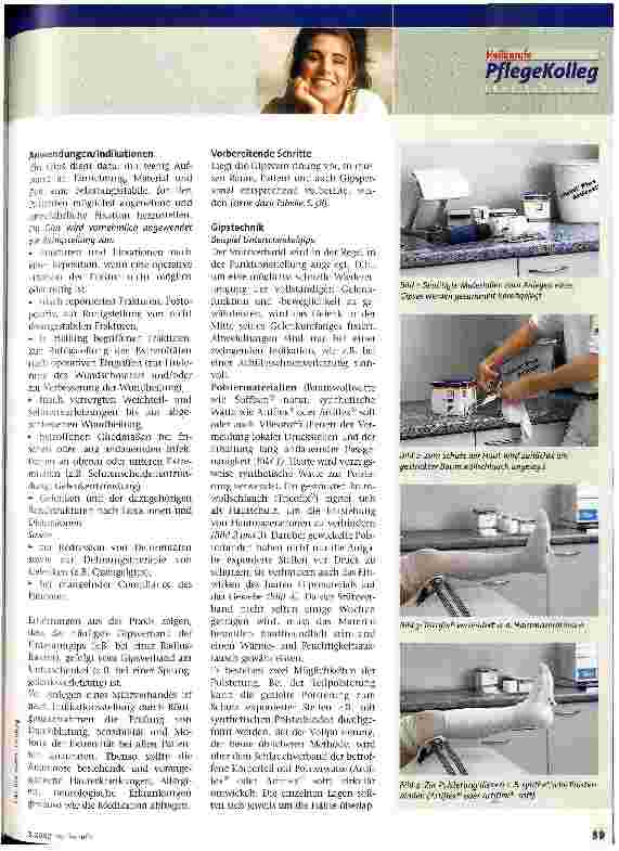 Vorschauseite 2: Gips und Gipstechniken Teil 1