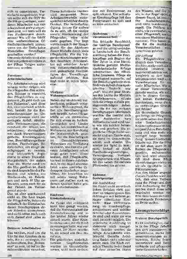 Vorschauseite 2: Pflegenotstand - Ursachen und Lösungsvorschläge