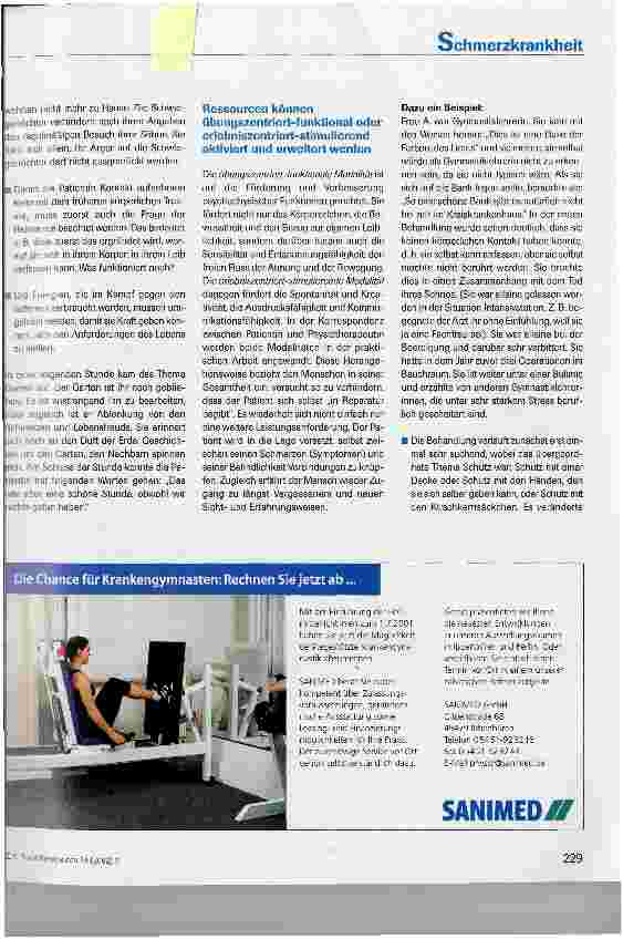 Vorschauseite 4: Schmerzkrankheit - Schmerzstörung: Indikation für Integrative Bewegungsund Physiotherapie (Teil II)