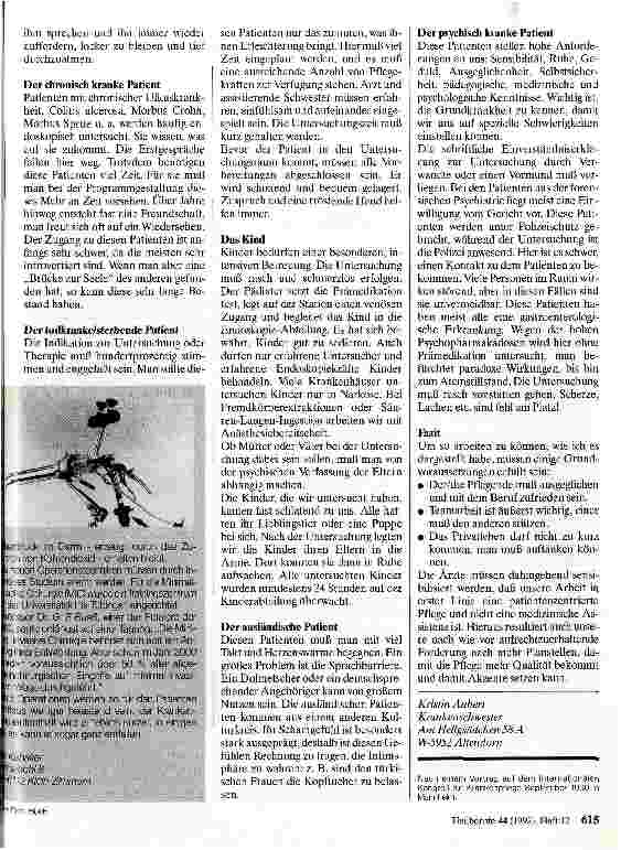 Vorschauseite 2: Pflegerische Probleme im Bereich der Endoskopie