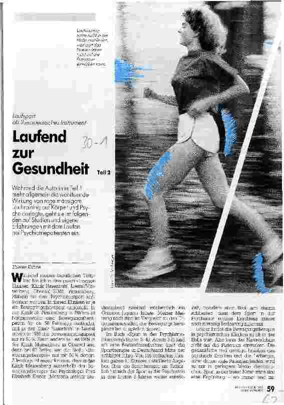 Vorschauseite 1: Laufend zur Gesundheit Teil 2