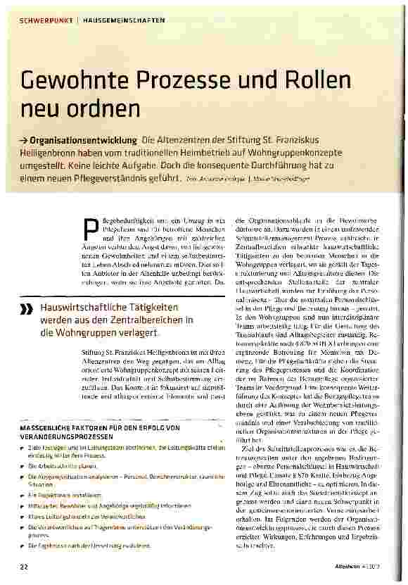 Vorschauseite 1: Gewohnte Prozesse und Rollen neu ordnen