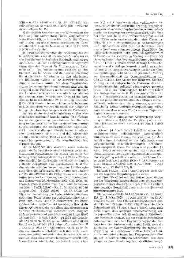 Vorschauseite 4: Diskriminierungsverbot bei Vergütung einer Teilzeitkraft