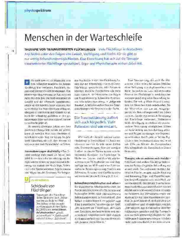 Vorschauseite 1: Menschen in der Warteschleife