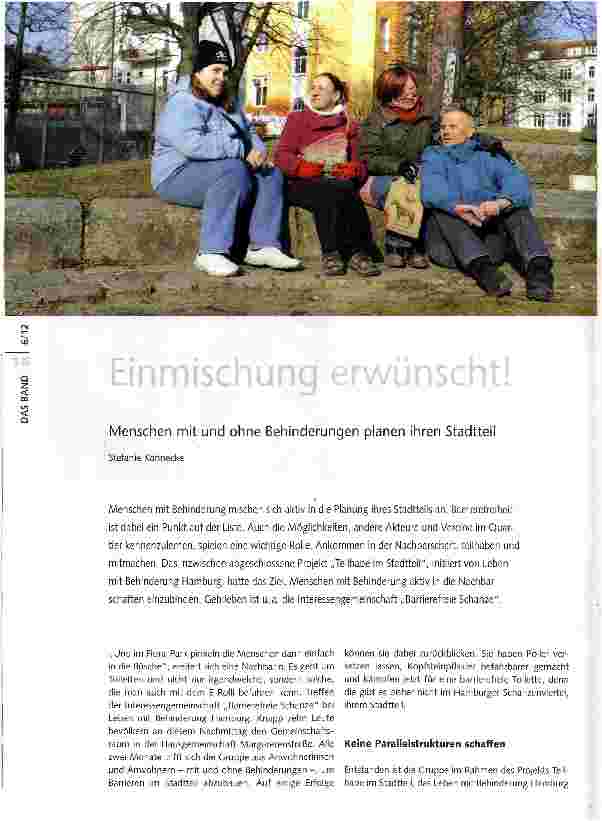Vorschauseite 1: Einmischung erwünscht