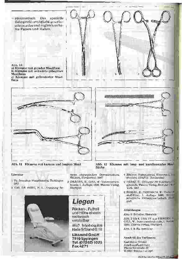 Vorschauseite 4: Pflege in Therapie und Diagnostik 16. Folge: Nahtund Instrumentenkunde