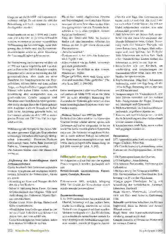 Vorschauseite 4: Carboneum sulfuratum - ein wenig bekanntes Mittel