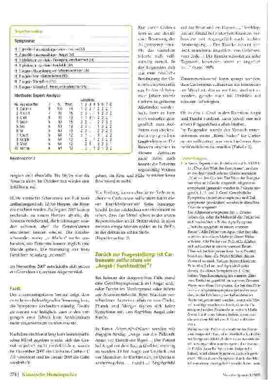 Vorschauseite 6: Carboneum sulfuratum - ein wenig bekanntes Mittel