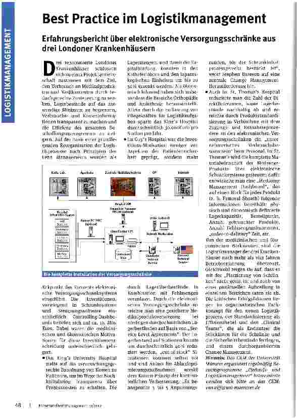 Vorschauseite 1: Best Practice im Logistikmanagement