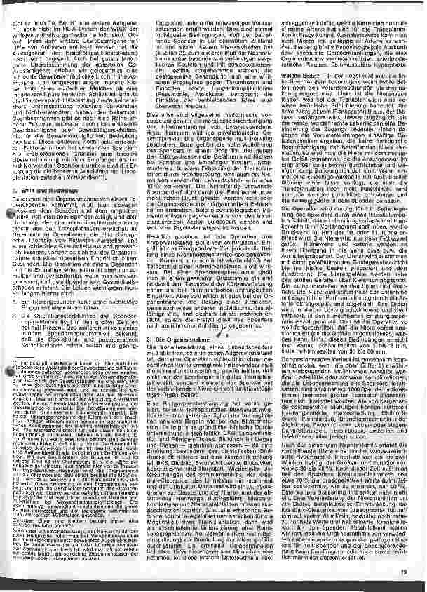 Vorschauseite 4: Immunologie und Klinik der Nierentransplantation 3. Folge: Der Organspender