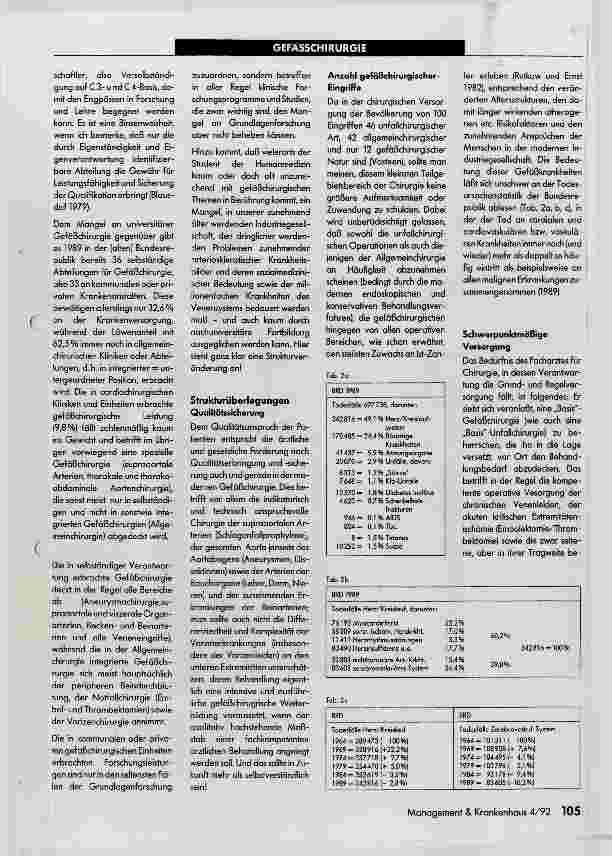 Vorschauseite 2: Die Situation der Gefäßchirurgie in Zahlen