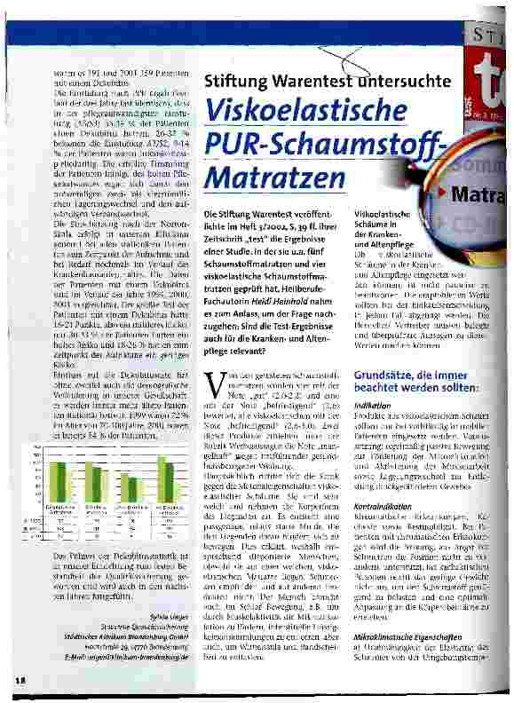 Vorschauseite 2: Anwendung einer Dekubitusstatistik