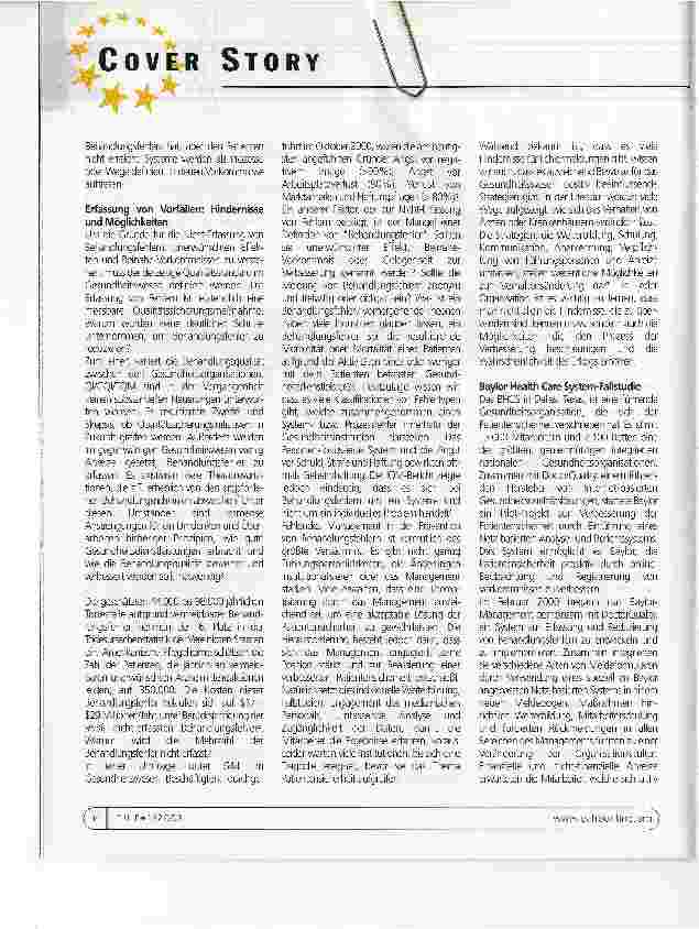 Vorschauseite 2: Ein systematischer Ansatz zur Verbesserung derErfassung von Behandlungsfehlern