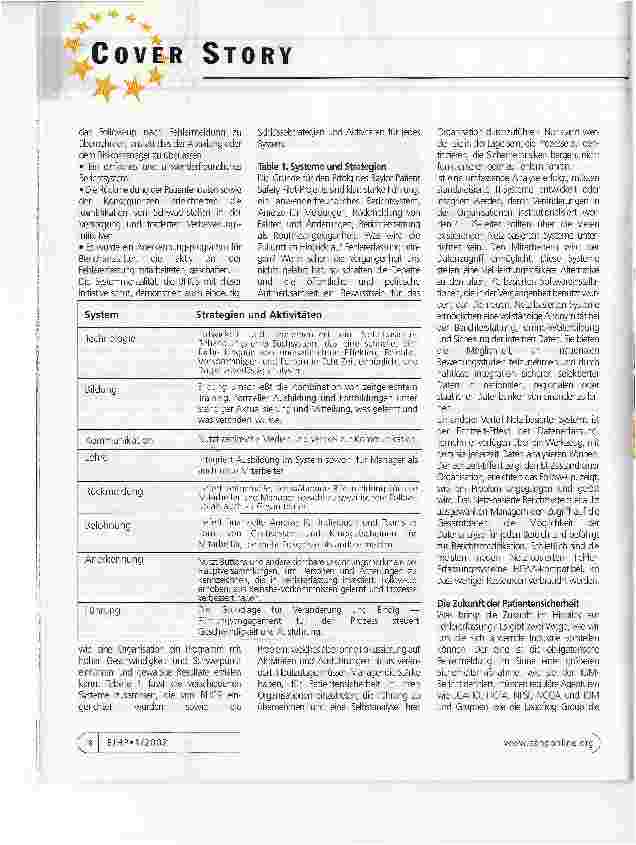 Vorschauseite 4: Ein systematischer Ansatz zur Verbesserung derErfassung von Behandlungsfehlern