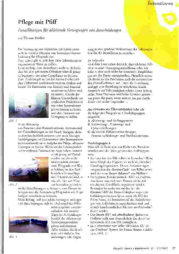 Vorschauseite 1: Pflege mit Pfiff