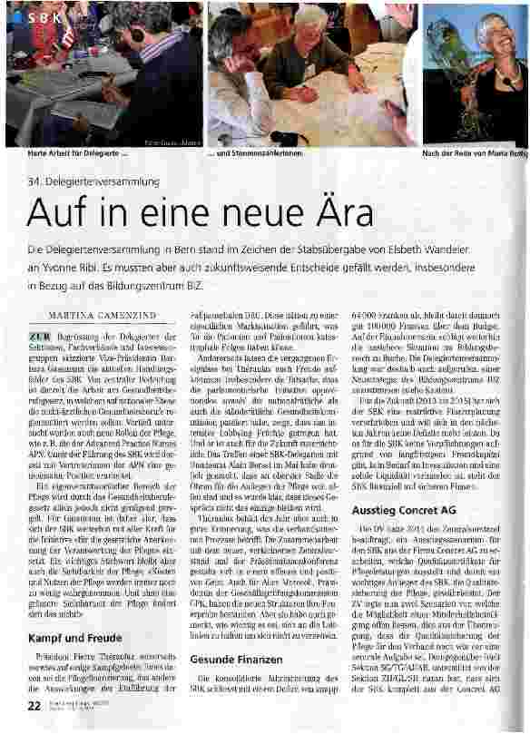 Vorschauseite 1: Auf in eine neue Ära