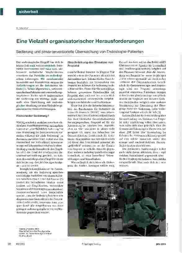 Vorschauseite 1: Eine Vielzahl organisatorischer Herausforderungen