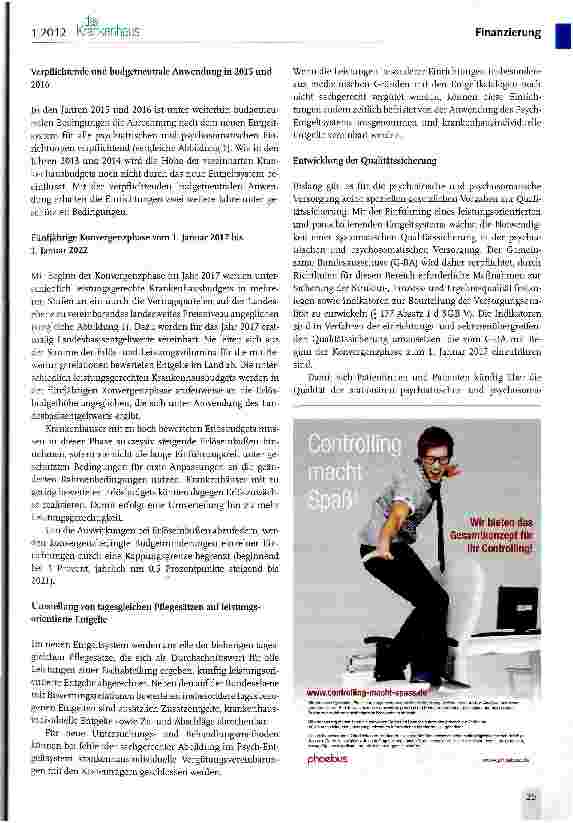 Vorschauseite 3: Referentenentwurf für ein Psych - Entgeltgesetz