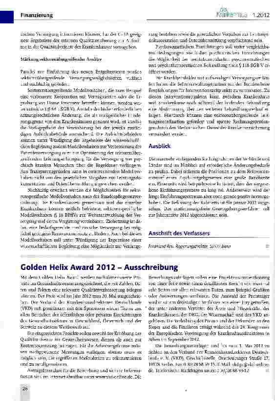 Vorschauseite 4: Referentenentwurf für ein Psych - Entgeltgesetz
