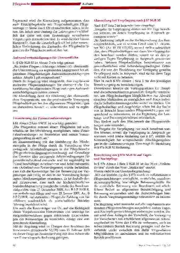 Vorschauseite 4: Das Gesetz zur Neuausrichtung der Pflegeversicherung
