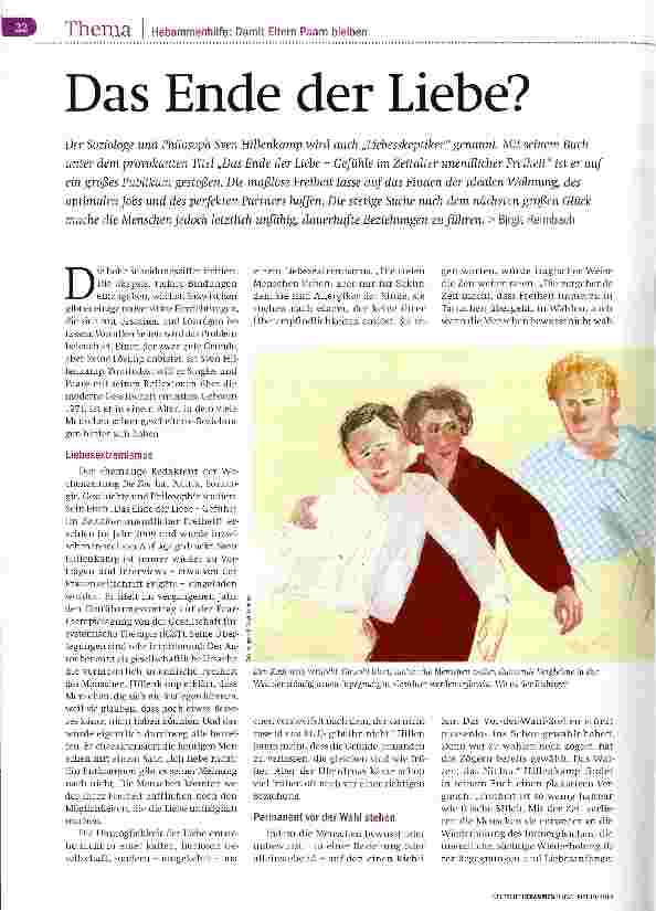 Vorschauseite 1: Das Ende der Liebe?