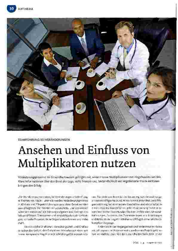 Vorschauseite 1: Ansehen und Einfluss von Multiplikatoren nutzen