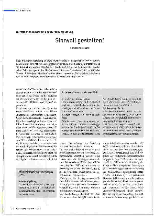 Vorschauseite 1: Sinnvoll gestalten!