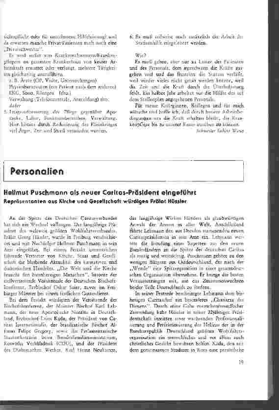 Vorschauseite 3: Das Problem des Pflegenotstandes liegt in unserer Gesellschaft