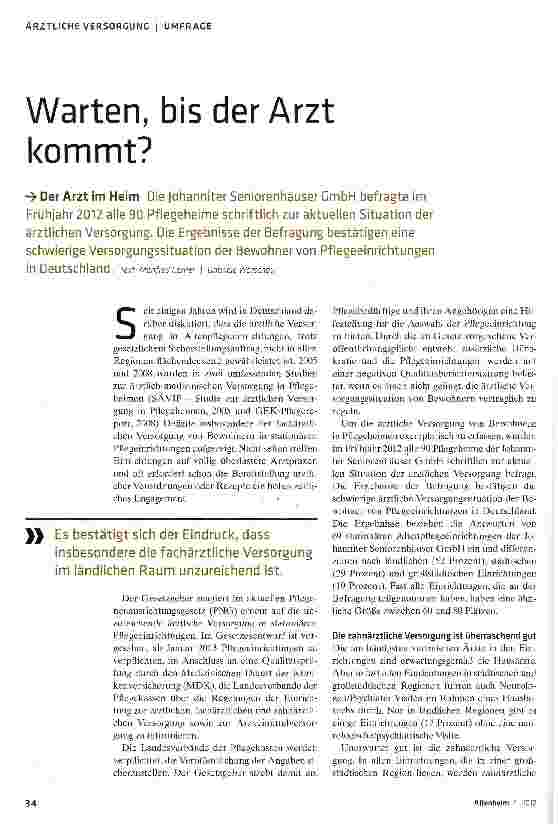 Vorschauseite 1: Warten, bis der Arzt kommt?