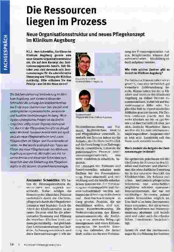 Vorschauseite 1: Die Ressourcen liegen im Prozess