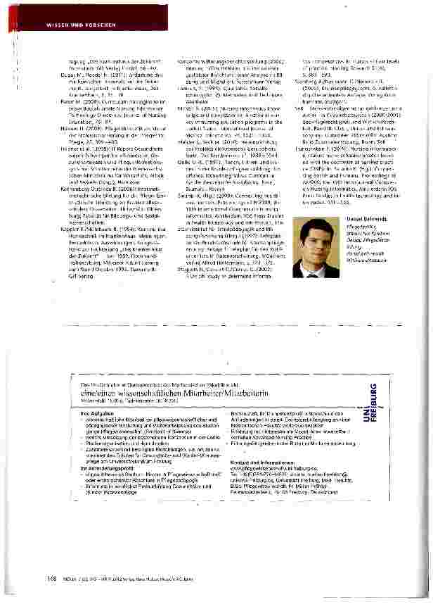 Vorschauseite 6: EDV in der Pflege: Lernen für die Zukunft