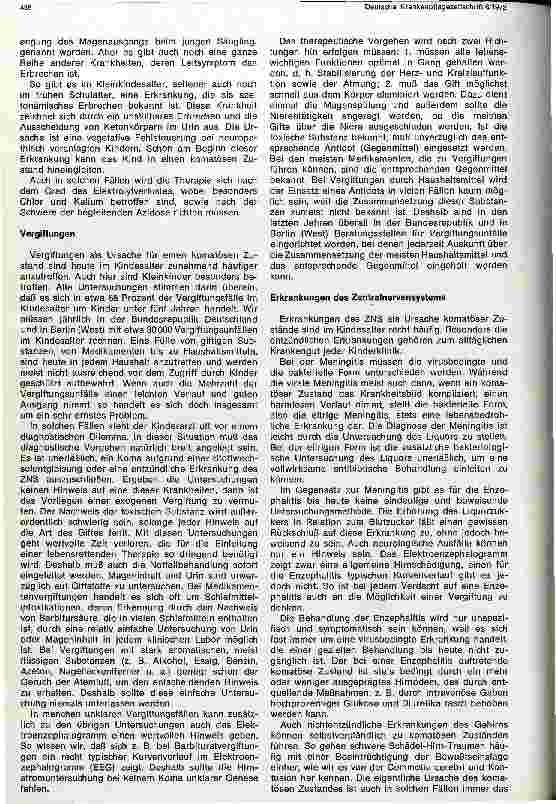 Vorschauseite 2: Ursachen und Behandlung komatöser Zustände bei Kindern